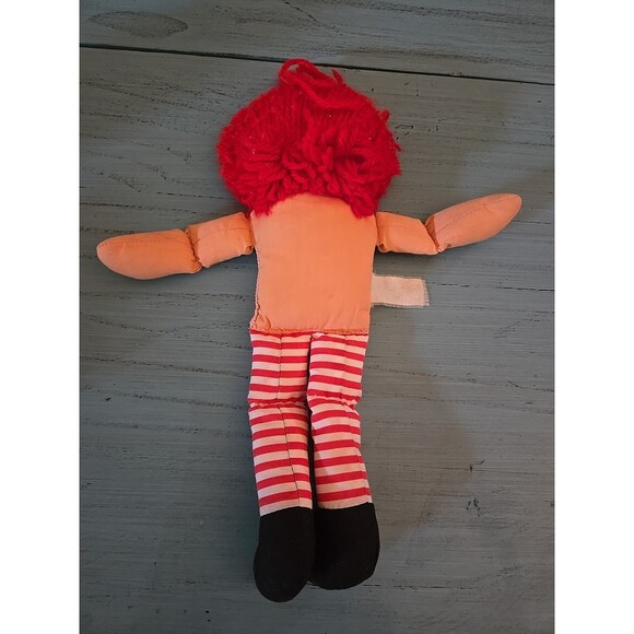 12” VINTAGE 1980’s RAGGEDY ANN DOLL CLOTH I LOVE YOU HEART Vtg Doll Collectible - Picture 2 of 5